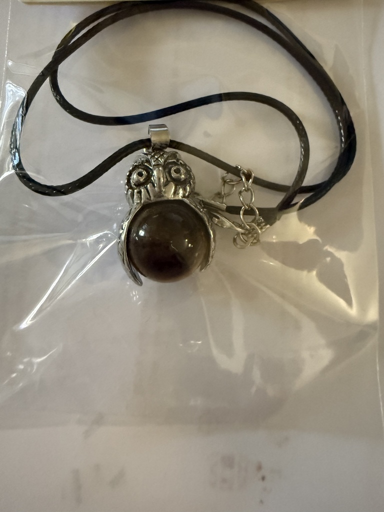 Collar bola búho