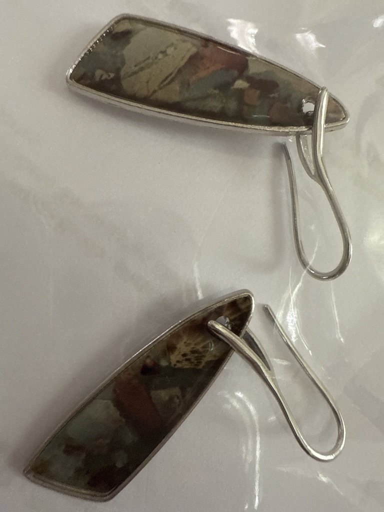 Aretes turquesa largos