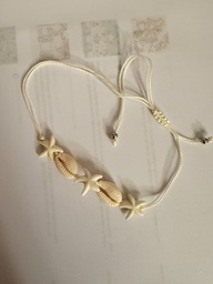 [Gp20] Pulsera estrella y concha blanca