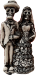 [H40] Pareja de novio hueso mini